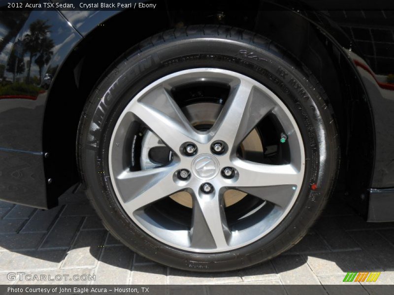 Crystal Black Pearl / Ebony 2012 Acura TSX Sedan