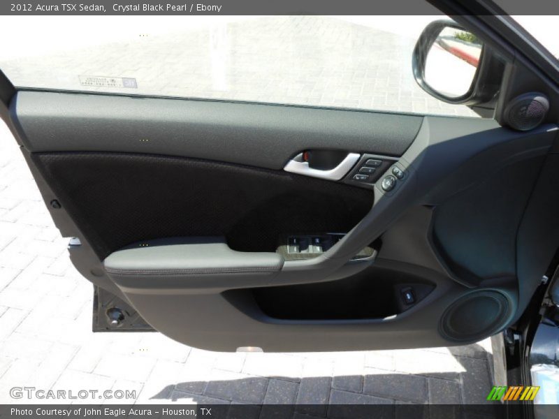 Crystal Black Pearl / Ebony 2012 Acura TSX Sedan