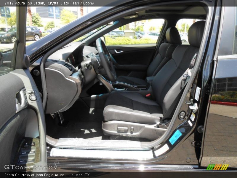 Crystal Black Pearl / Ebony 2012 Acura TSX Sedan