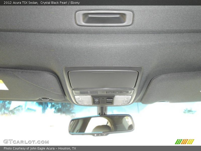 Crystal Black Pearl / Ebony 2012 Acura TSX Sedan