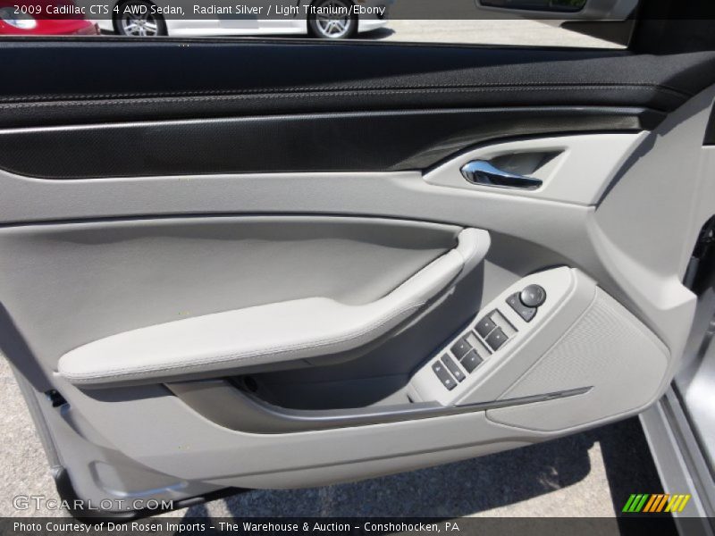 Radiant Silver / Light Titanium/Ebony 2009 Cadillac CTS 4 AWD Sedan