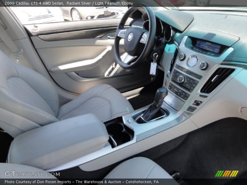 Radiant Silver / Light Titanium/Ebony 2009 Cadillac CTS 4 AWD Sedan