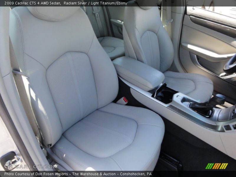Radiant Silver / Light Titanium/Ebony 2009 Cadillac CTS 4 AWD Sedan