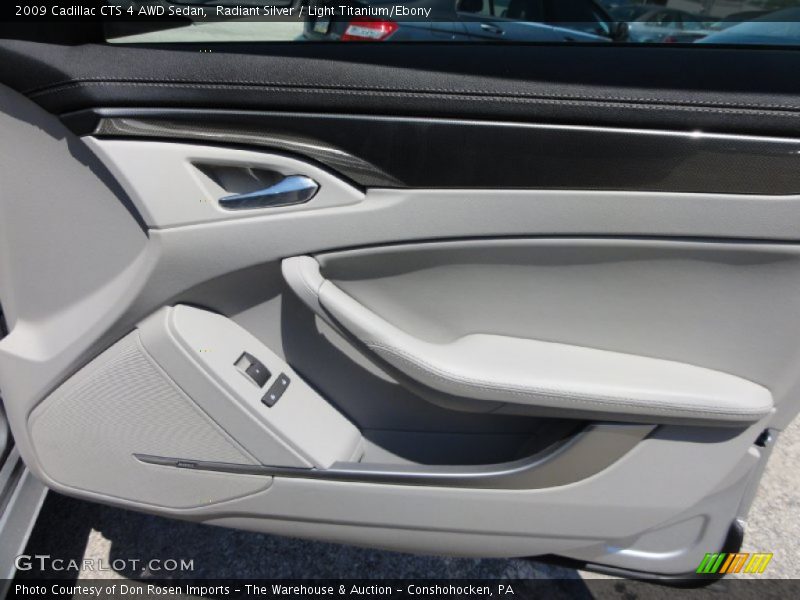 Radiant Silver / Light Titanium/Ebony 2009 Cadillac CTS 4 AWD Sedan