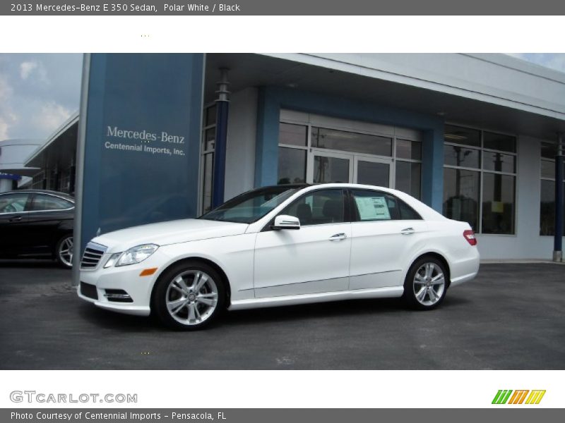 Polar White / Black 2013 Mercedes-Benz E 350 Sedan