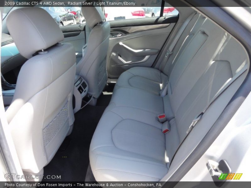 Radiant Silver / Light Titanium/Ebony 2009 Cadillac CTS 4 AWD Sedan