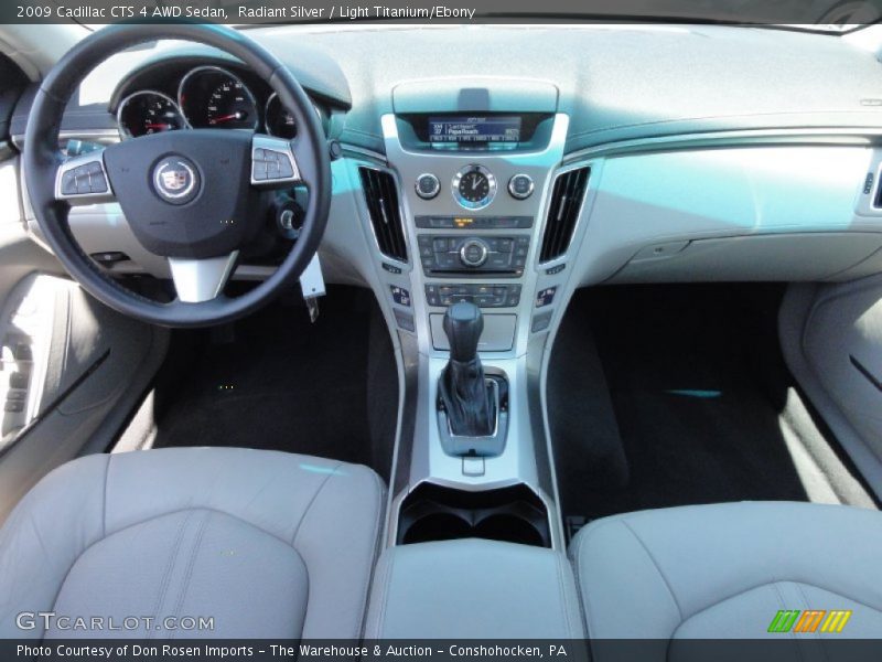 Radiant Silver / Light Titanium/Ebony 2009 Cadillac CTS 4 AWD Sedan