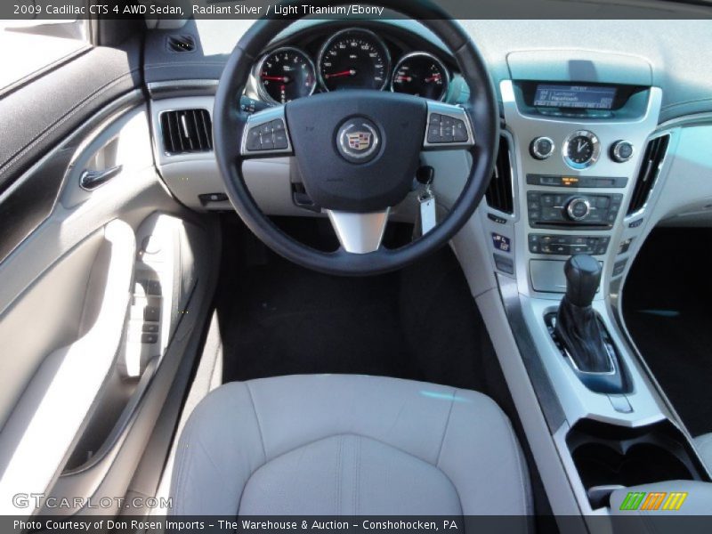 Radiant Silver / Light Titanium/Ebony 2009 Cadillac CTS 4 AWD Sedan