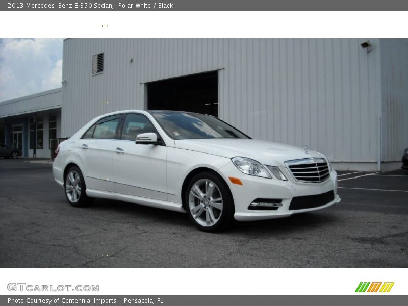 Polar White / Black 2013 Mercedes-Benz E 350 Sedan