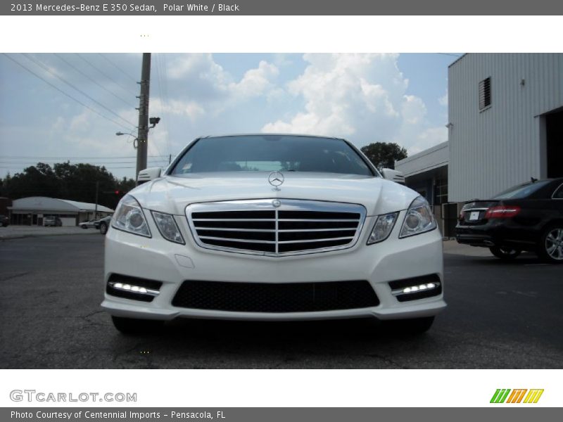 Polar White / Black 2013 Mercedes-Benz E 350 Sedan
