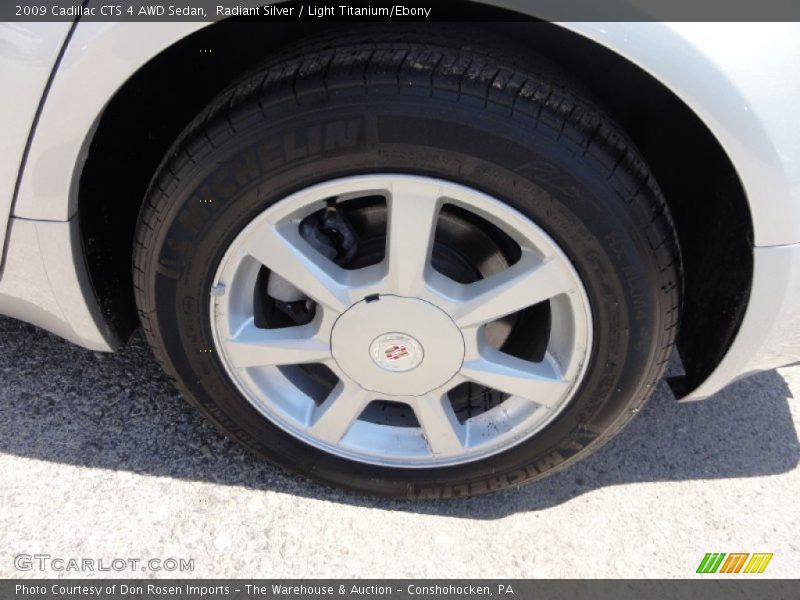 Radiant Silver / Light Titanium/Ebony 2009 Cadillac CTS 4 AWD Sedan