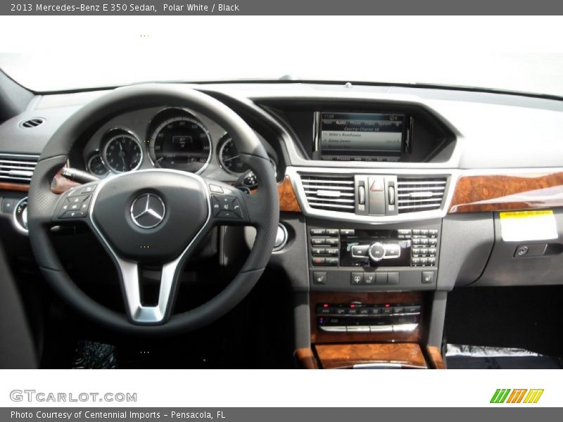 Polar White / Black 2013 Mercedes-Benz E 350 Sedan
