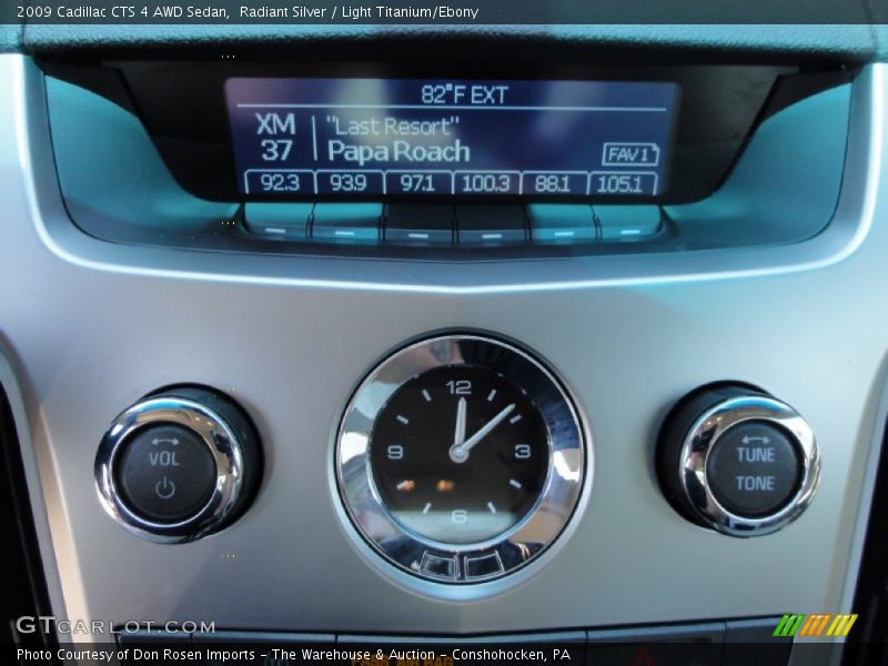 Radiant Silver / Light Titanium/Ebony 2009 Cadillac CTS 4 AWD Sedan