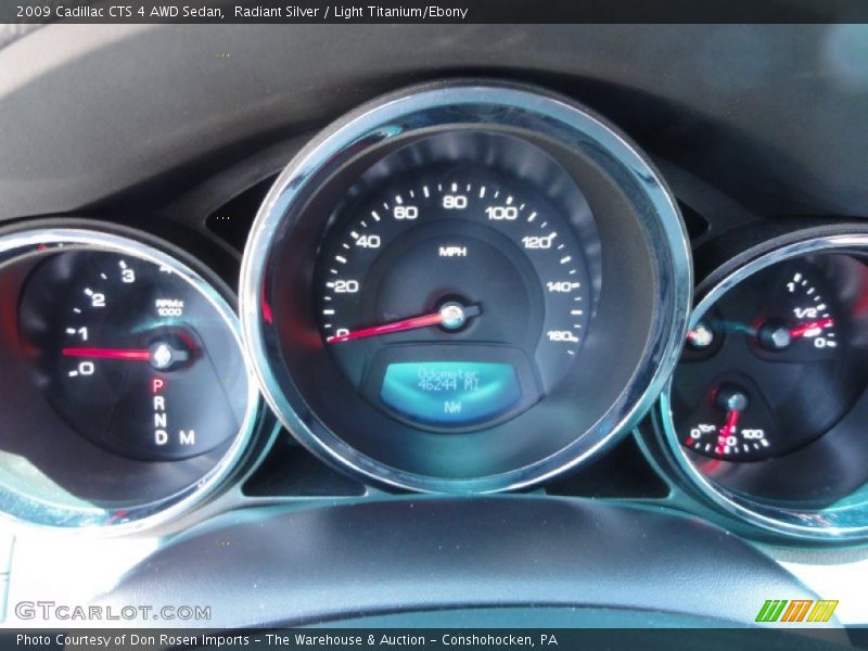 Radiant Silver / Light Titanium/Ebony 2009 Cadillac CTS 4 AWD Sedan