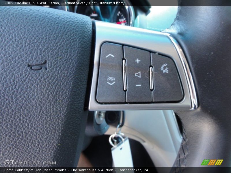 Radiant Silver / Light Titanium/Ebony 2009 Cadillac CTS 4 AWD Sedan