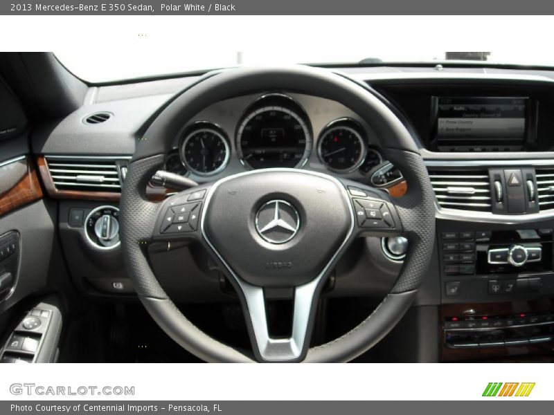 Polar White / Black 2013 Mercedes-Benz E 350 Sedan