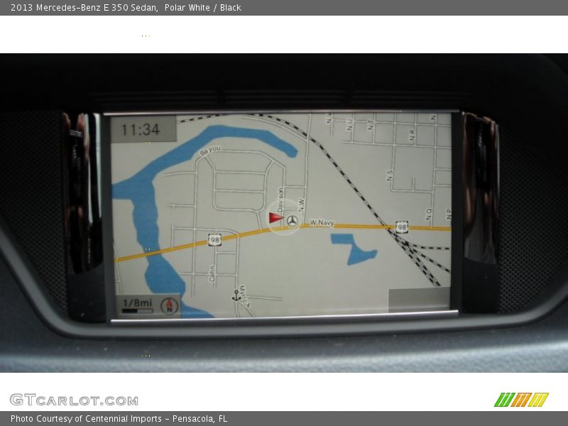 Navigation of 2013 E 350 Sedan