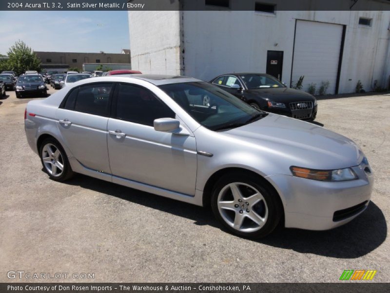 Satin Silver Metallic / Ebony 2004 Acura TL 3.2