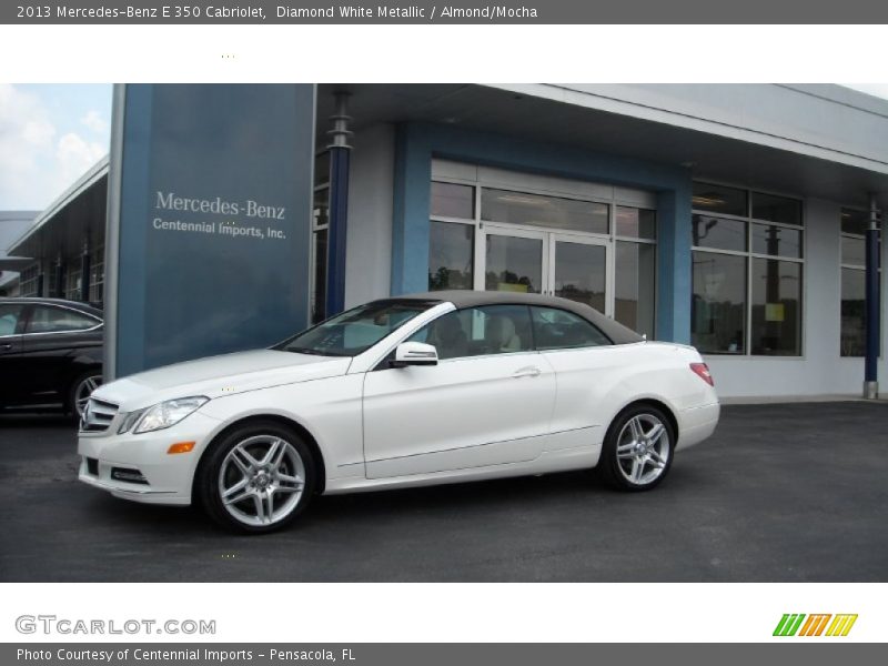 Diamond White Metallic / Almond/Mocha 2013 Mercedes-Benz E 350 Cabriolet