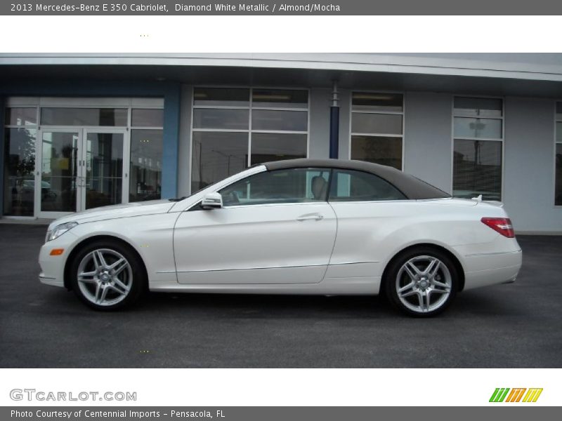 Diamond White Metallic / Almond/Mocha 2013 Mercedes-Benz E 350 Cabriolet