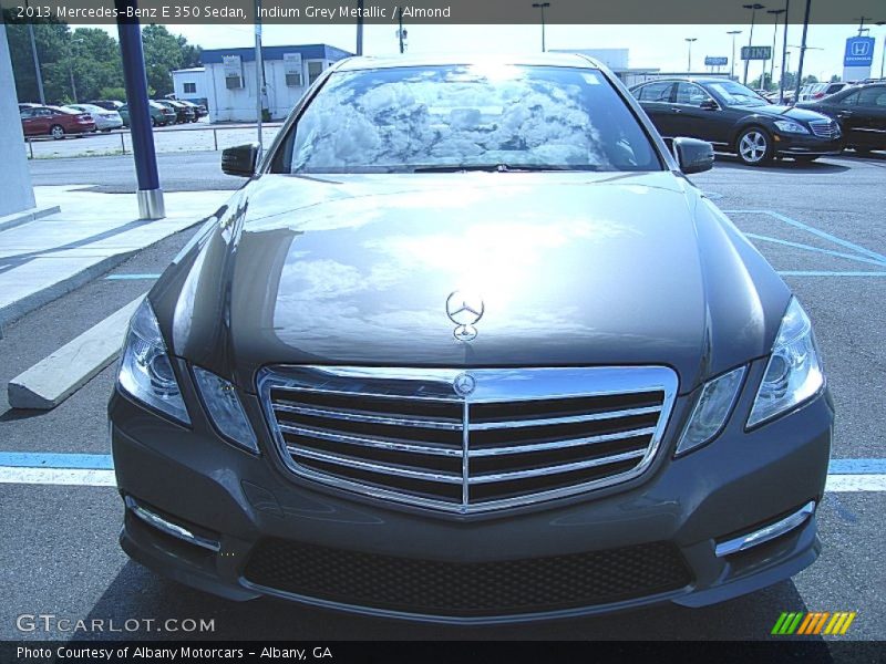 Indium Grey Metallic / Almond 2013 Mercedes-Benz E 350 Sedan