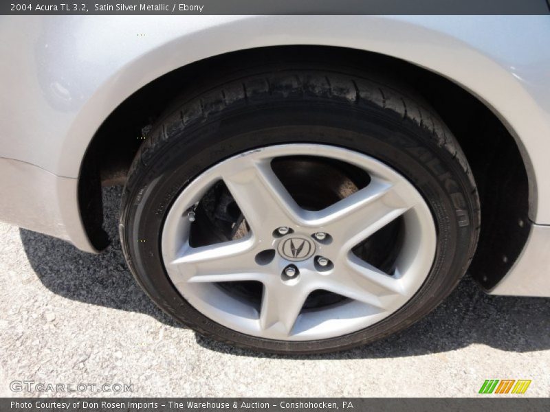 Satin Silver Metallic / Ebony 2004 Acura TL 3.2