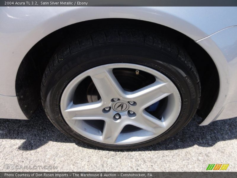 Satin Silver Metallic / Ebony 2004 Acura TL 3.2