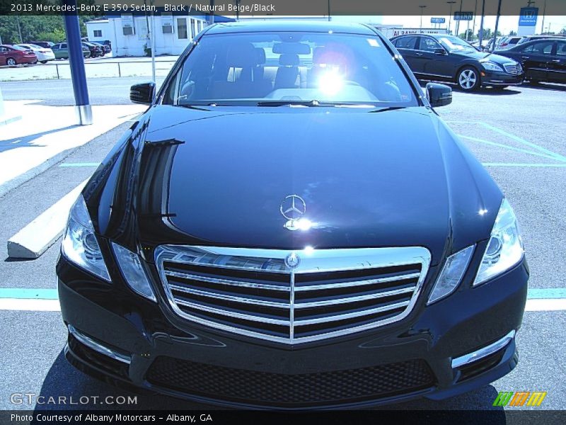 Black / Natural Beige/Black 2013 Mercedes-Benz E 350 Sedan