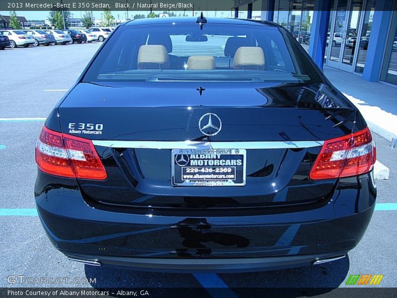 Black / Natural Beige/Black 2013 Mercedes-Benz E 350 Sedan