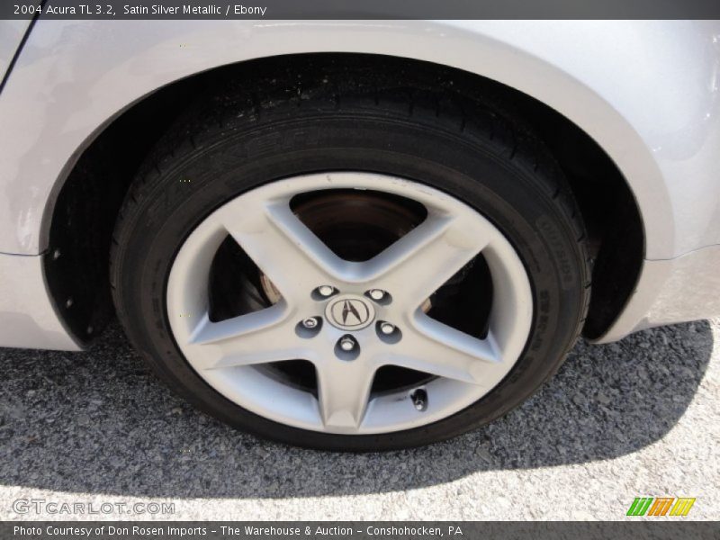 Satin Silver Metallic / Ebony 2004 Acura TL 3.2