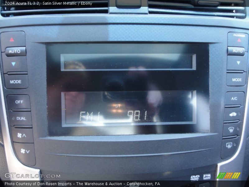 Satin Silver Metallic / Ebony 2004 Acura TL 3.2
