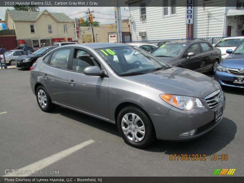Carbon Gray Mist / Gray 2010 Hyundai Elantra GLS