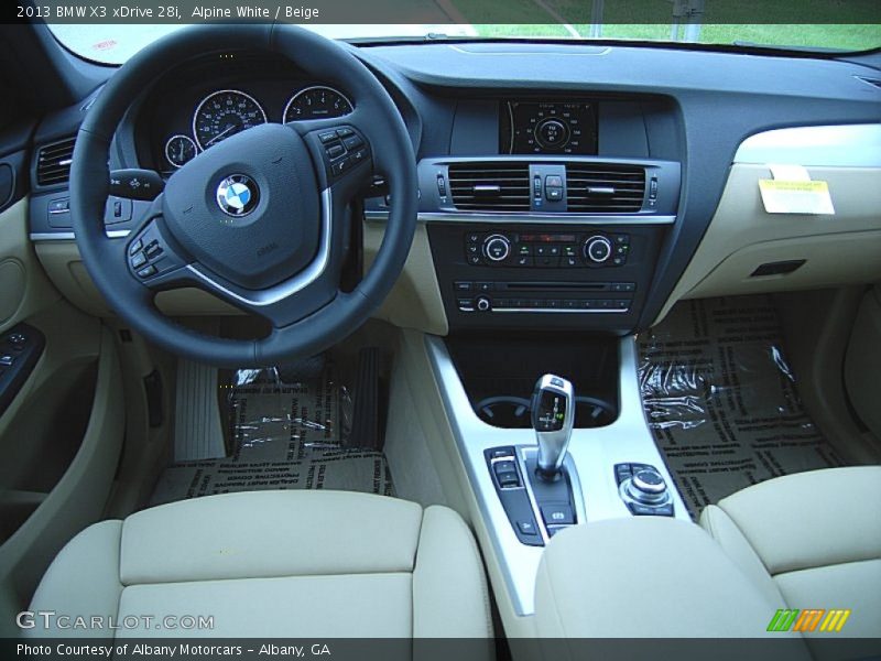 Alpine White / Beige 2013 BMW X3 xDrive 28i