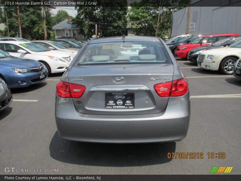 Carbon Gray Mist / Gray 2010 Hyundai Elantra GLS