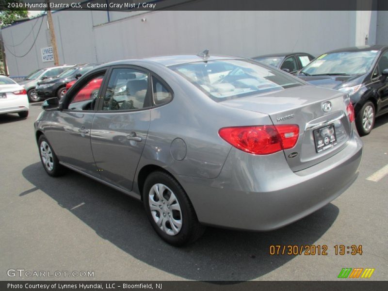 Carbon Gray Mist / Gray 2010 Hyundai Elantra GLS