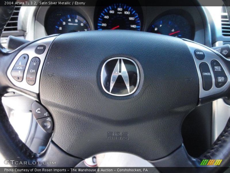 Satin Silver Metallic / Ebony 2004 Acura TL 3.2