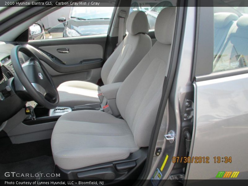 Carbon Gray Mist / Gray 2010 Hyundai Elantra GLS