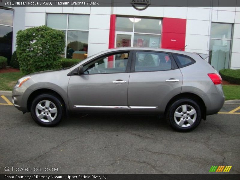 Platinum Graphite / Black 2011 Nissan Rogue S AWD