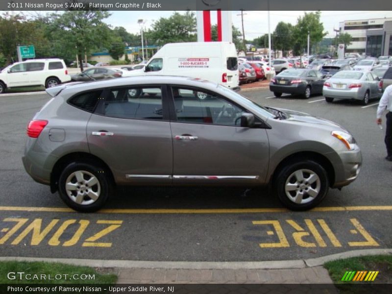 Platinum Graphite / Black 2011 Nissan Rogue S AWD