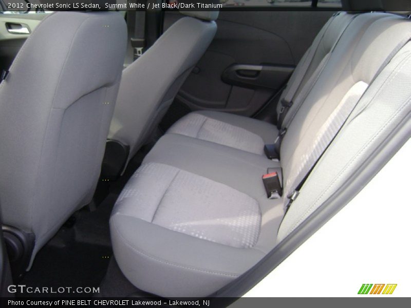 Summit White / Jet Black/Dark Titanium 2012 Chevrolet Sonic LS Sedan