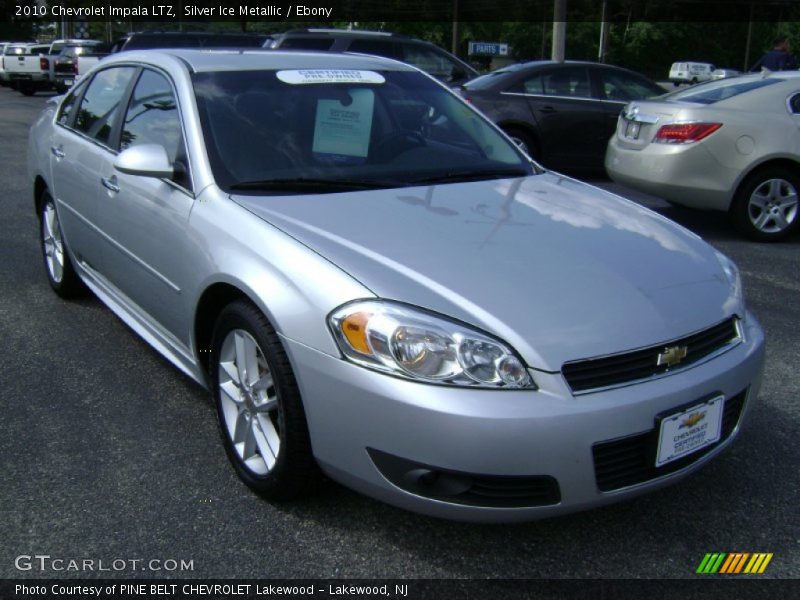 Silver Ice Metallic / Ebony 2010 Chevrolet Impala LTZ