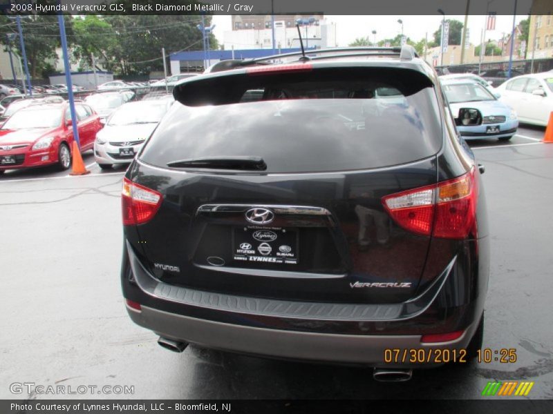 Black Diamond Metallic / Gray 2008 Hyundai Veracruz GLS