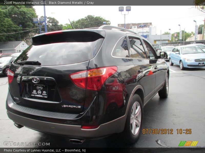 Black Diamond Metallic / Gray 2008 Hyundai Veracruz GLS