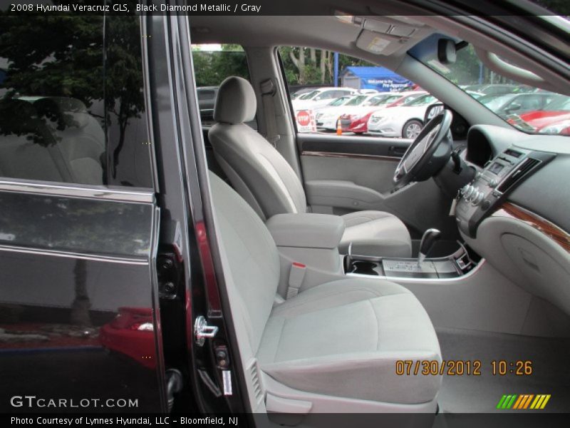 Black Diamond Metallic / Gray 2008 Hyundai Veracruz GLS