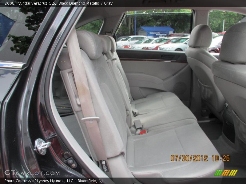 Black Diamond Metallic / Gray 2008 Hyundai Veracruz GLS