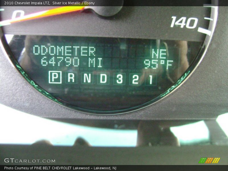 Silver Ice Metallic / Ebony 2010 Chevrolet Impala LTZ