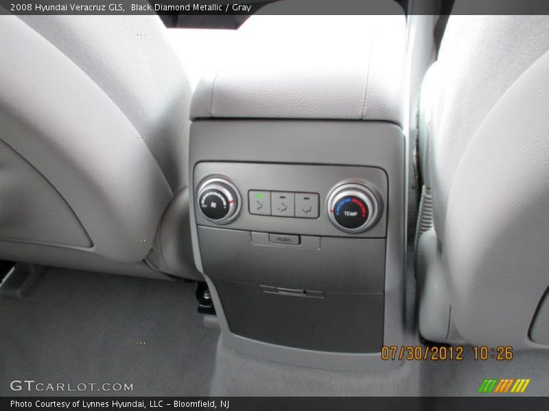 Black Diamond Metallic / Gray 2008 Hyundai Veracruz GLS
