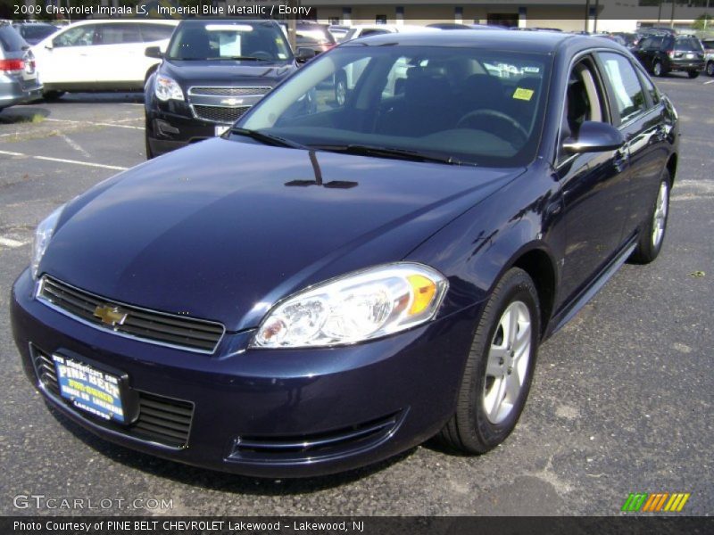 Imperial Blue Metallic / Ebony 2009 Chevrolet Impala LS