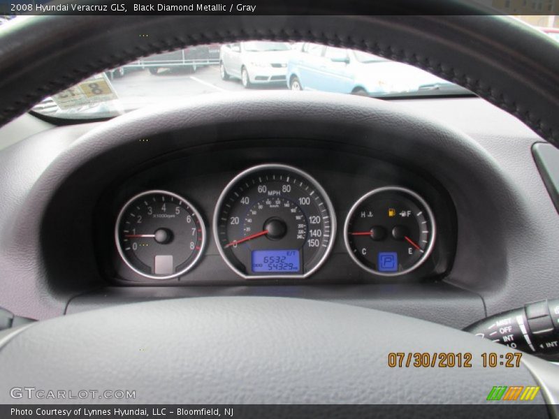 Black Diamond Metallic / Gray 2008 Hyundai Veracruz GLS