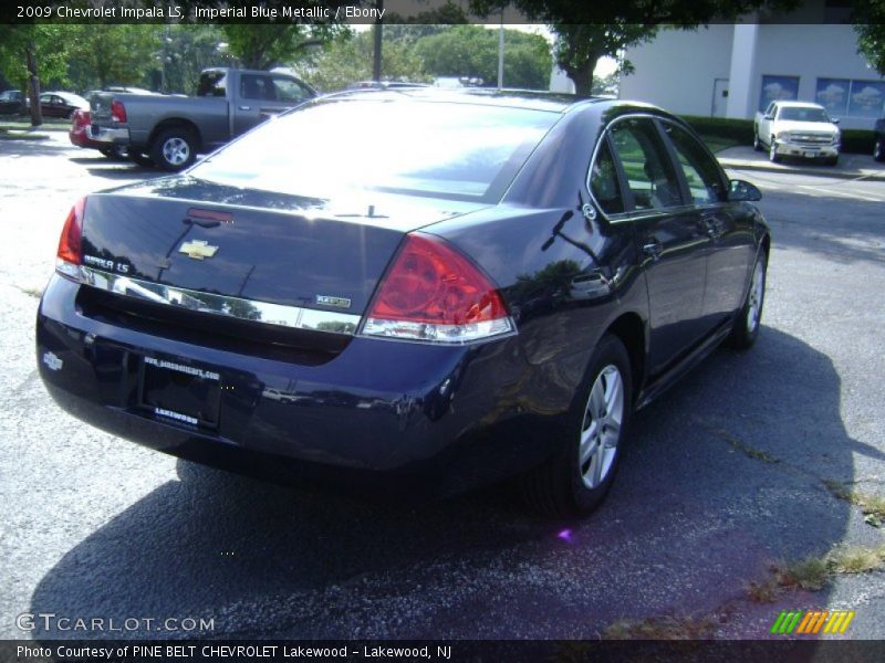 Imperial Blue Metallic / Ebony 2009 Chevrolet Impala LS